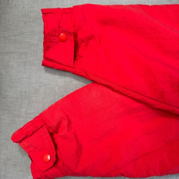 Woolrich Jacket Mens Large Puffer Nylon Red Blue Lining Thinsulate USA Vintage - Picture 16 of 16